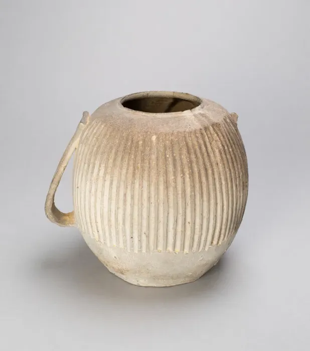 Framed Print : Ovoid Jar with Handle, Warring States period (480-221 B. C. ), c. 4th century B. C Framed Print : Ovoid Jar with Handle, Warring States period (480-221 B. C. ), c. 4th century B. C