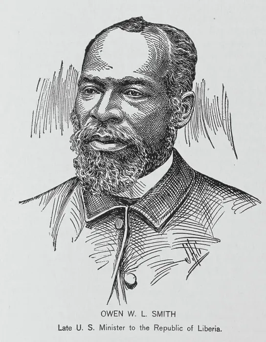 Framed Print : Owen W.L. Smith; Late U.S. Minister to the Republic of Liberia, 1902. Creator: J. H. Cunningham Framed Print : Owen W.L. Smith; Late U.S. Minister to the Republic of Liberia, 1902. Creator: J. H. Cunningham
