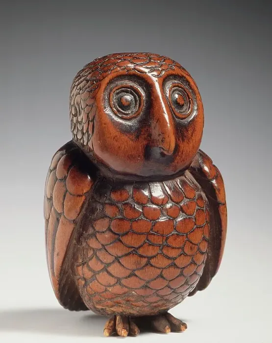 Framed Print : Owl, Late 18th-early 19th century. Creator: Unknown Framed Print : Owl, Late 18th-early 19th century. Creator: Unknown