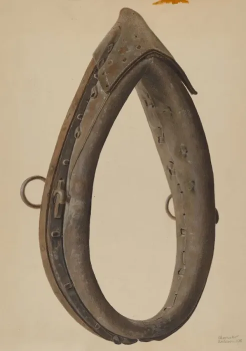 Framed Print : Ox Collar, 1938. Creator: Alexander Anderson Framed Print : Ox Collar, 1938. Creator: Alexander Anderson