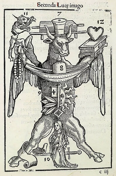 Ox, Gospel of Luke, 1502. Creator: Petrus von Rosenheim