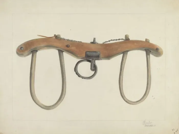 Framed Print : Oxen Yoke, c. 1936. Creator: Cornelius Frazier Framed Print : Oxen Yoke, c. 1936. Creator: Cornelius Frazier