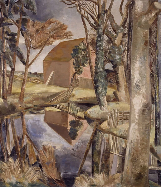Oxenbridge Pond, 1927-28. Creator: Paul Nash