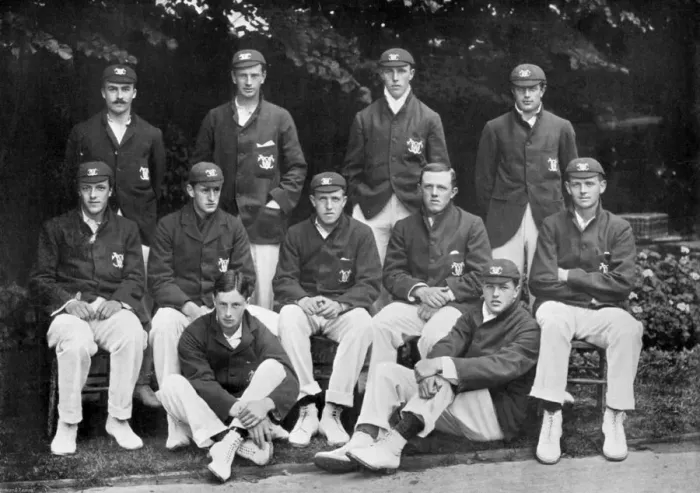 Framed Print : Oxford University cricket XI, c1899. Artist: Stearn Framed Print : Oxford University cricket XI, c1899. Artist: Stearn