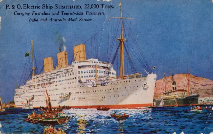 Framed Print : P. & O. Electric Ship Strathaird, 22, 000 Tons, 1932. Creator: Unknown Framed Print : P. & O. Electric Ship Strathaird, 22, 000 Tons, 1932. Creator: Unknown
