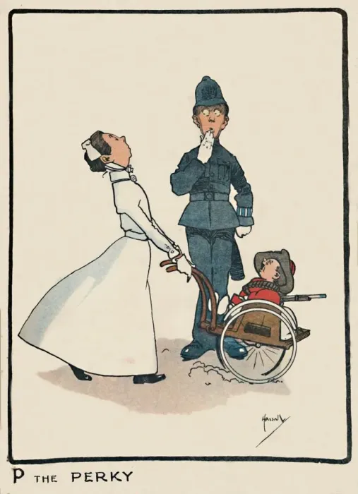 Framed Print : P the Perky, 1903. Artist: John Hassall Framed Print : P the Perky, 1903. Artist: John Hassall