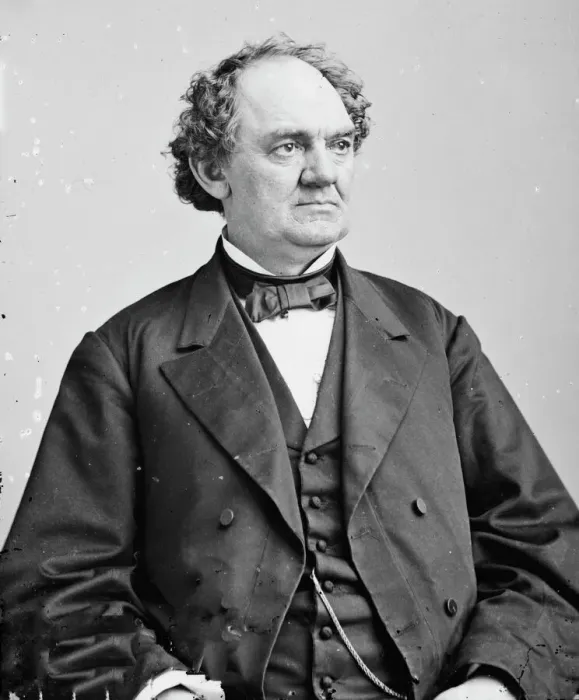 Framed Print : P. T. Barnum, between 1855 and 1865. Creator: Unknown Framed Print : P. T. Barnum, between 1855 and 1865. Creator: Unknown