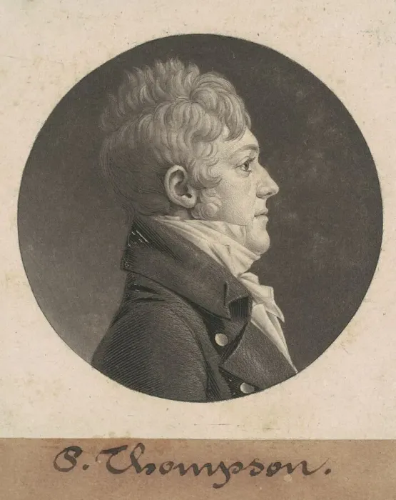 Framed Print : P. Thompson, 1805. Creator: Charles Balthazar Julien Fevret de Saint-Memin Framed Print : P. Thompson, 1805. Creator: Charles Balthazar Julien Fevret de Saint-Memin
