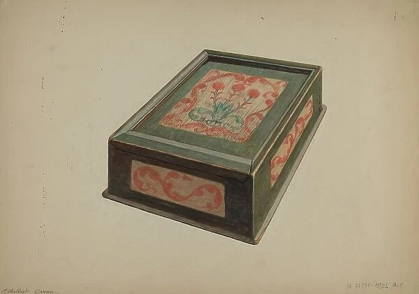 Pa. German Box, 1935 / 1942. Creator: Ethelbert Brown
