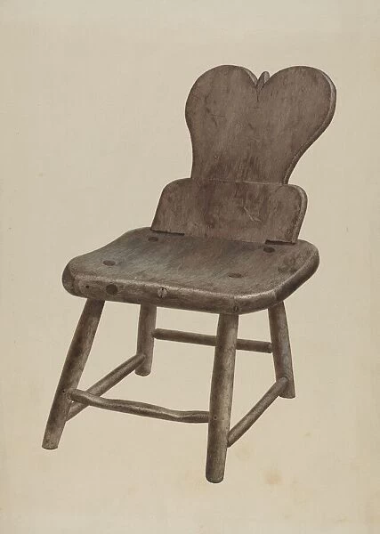 Pa. German Chair, 1935 / 1942. Creator: Unknown