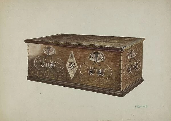 Pa. German Chest, 1935 / 1942. Creator: Luther D. Wenrich