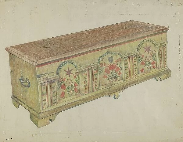 Pa. German Chest, 1935 / 1942. Creator: Unknown