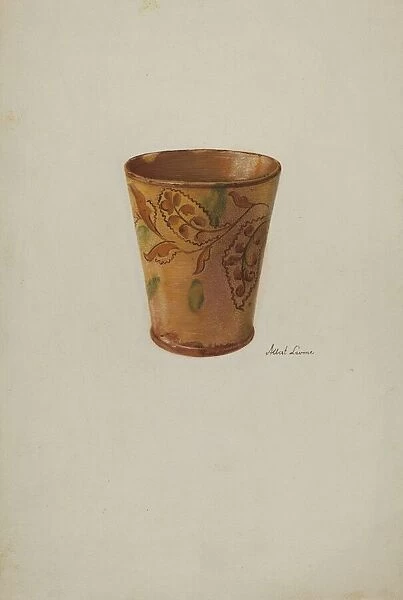 Pa. German Cup, c. 1937. Creator: Albert J. Levone
