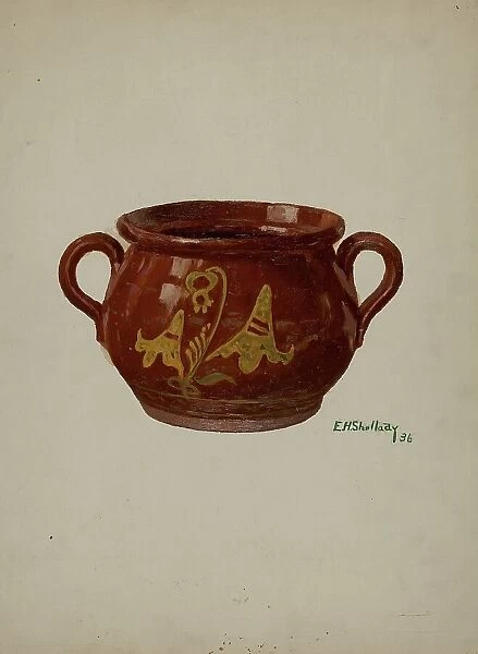 Pa. German Jar, 1936. Creator: Eugene Shellady