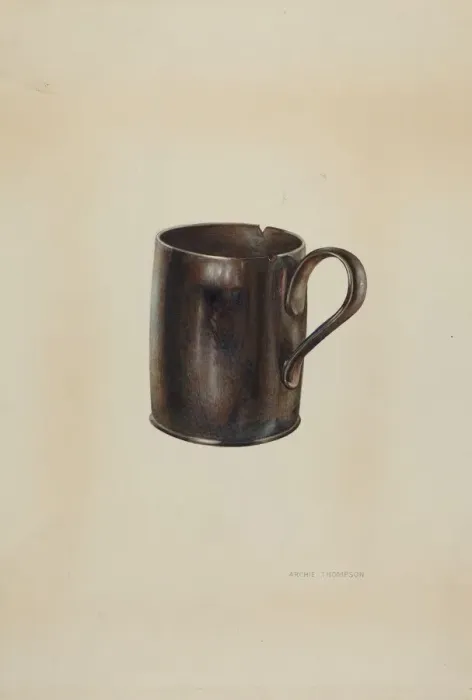Framed Print : Pa. German Moravian Loving Cup, 1938. Creator: Archie Thompson