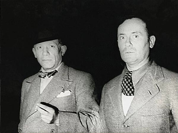Pablo Picasso and Joan Miro, when young
