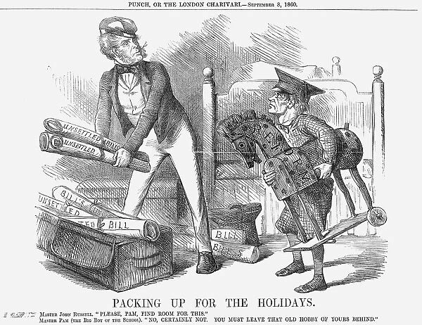 Packing up for the Holidays, 1860