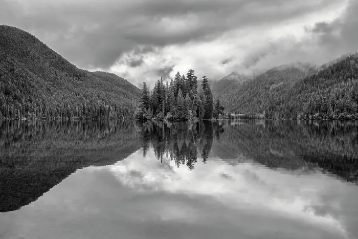 Framed Print : Packwood Lake. Creator: Joshua Johnston Framed Print : Packwood Lake. Creator: Joshua Johnston