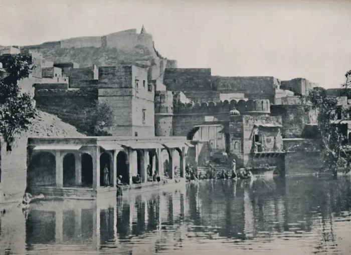 Framed Print : The Padam Sagar Tank at Jodhpur, 1936. Creator: Unknown Framed Print : The Padam Sagar Tank at Jodhpur, 1936. Creator: Unknown
