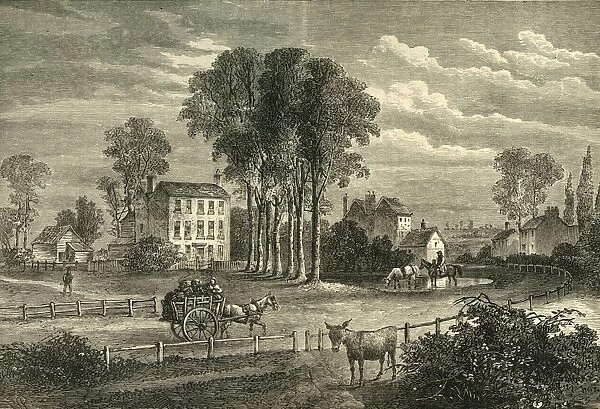 Paddington Green in 1750, (c1876). Creator: Unknown
