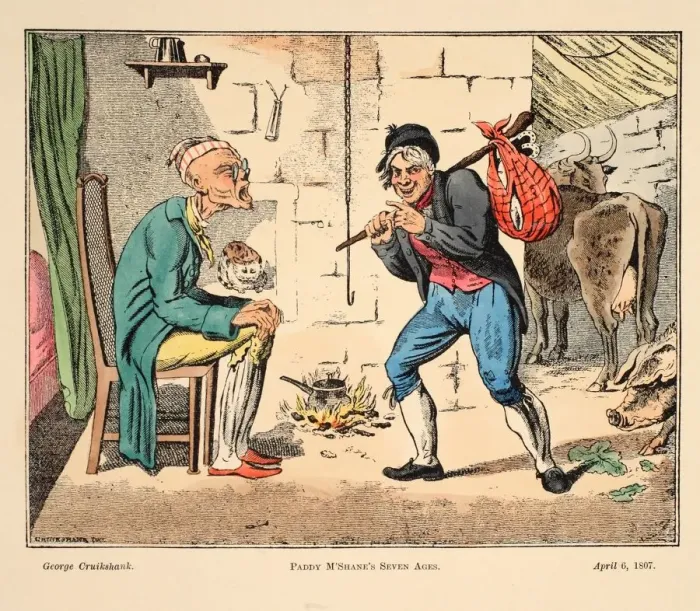 Framed Print : Paddy M Shanes Seven Ages, 1807 Framed Print : Paddy M Shanes Seven Ages, 1807