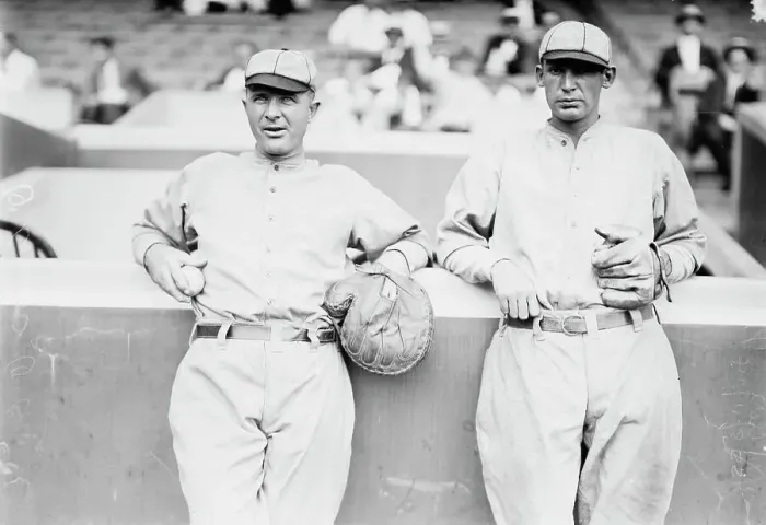 Framed Print : Paddy O'Connor & Dots Miller, St. Louis NL (baseball), 1914. Creator: Bain News Service. Paddy O'Connor & Dots Miller, St. Louis NL (baseball), 1914. Creator: Bain News Service Framed Print : Paddy O'Connor & Dots Miller, St. Louis NL (baseball), 1914. Creator: Bain News Service. Paddy O'Connor & Dots Miller, St. Louis NL (baseball), 1914. Creator: Bain News Service