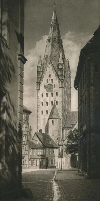 Framed Print : Paderborn - Cathedral Tower, 1931. Artist: Kurt Hielscher Framed Print : Paderborn - Cathedral Tower, 1931. Artist: Kurt Hielscher