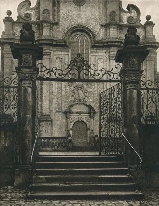 Framed Print : Paderborn - Jesuits Church, 1931. Artist: Kurt Hielscher Framed Print : Paderborn - Jesuits Church, 1931. Artist: Kurt Hielscher