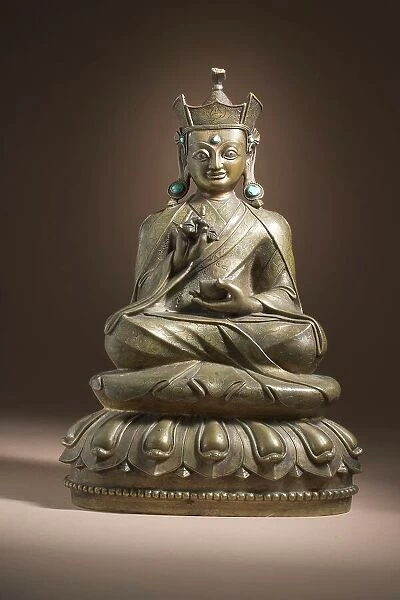 Padmasambhava (Guru Rinpoche, 8th century) (image 1 of 6), 15th-16th century. Creator: Unknown