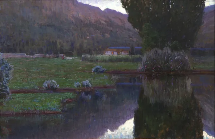 Framed Print : Paesaggio. Creator: Wolf Ferrari, Teodoro (1878-1945) Framed Print : Paesaggio. Creator: Wolf Ferrari, Teodoro (1878-1945)