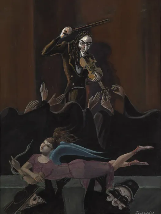 Framed Print : Paganini. Design for the ballet Paganini by Sergei Rachmaninoff. Artist: Sudeykin Framed Print : Paganini. Design for the ballet Paganini by Sergei Rachmaninoff. Artist: Sudeykin