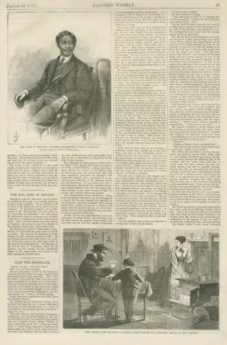 Framed Print : Page 53 from Harpers Weekly with an article about John W. Menard, January 23, 1869 Framed Print : Page 53 from Harpers Weekly with an article about John W. Menard, January 23, 1869