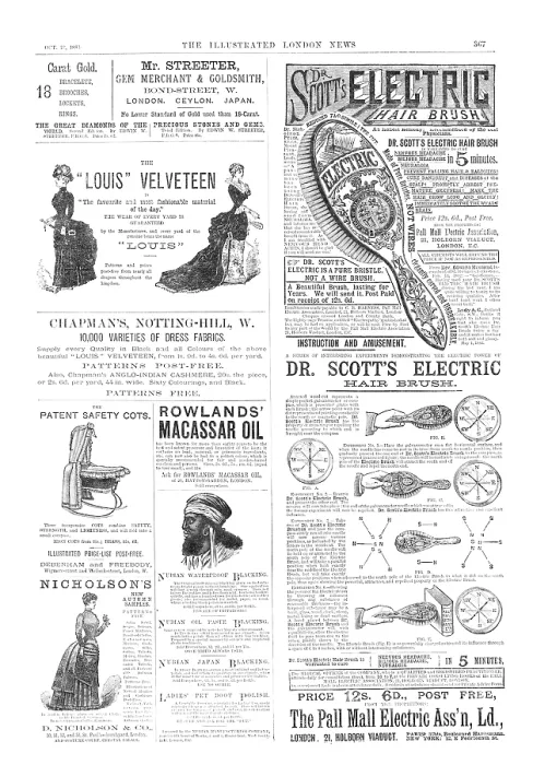 Framed Print : Page of advertisements, 1883. Creator: Unknown Framed Print : Page of advertisements, 1883. Creator: Unknown