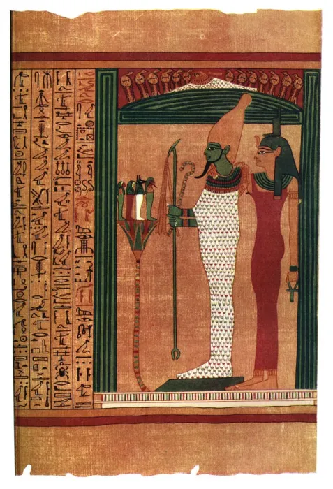 Framed Print : A page from The Book Of The Dead, 1926 Framed Print : A page from The Book Of The Dead, 1926