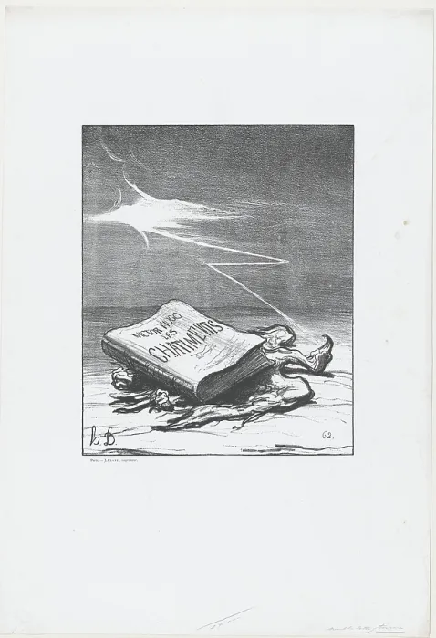 Framed Print : Page d'histoire, 1870. Creator: Honore Daumier. Page d'histoire, 1870. Creator: Honore Daumier Framed Print : Page d'histoire, 1870. Creator: Honore Daumier. Page d'histoire, 1870. Creator: Honore Daumier