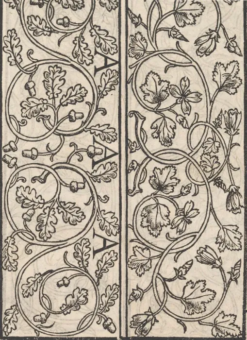 Framed Print : Page from Ein new kunstlich Modelbuch... (Page 16r), 1544. 1544. Creator: Peter Quentel Framed Print : Page from Ein new kunstlich Modelbuch... (Page 16r), 1544. 1544. Creator: Peter Quentel