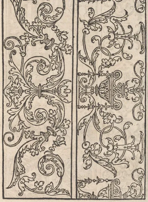 Framed Print : Page from Ein new kunstlich Modelbuch... (Page 17v), 1544. 1544. Creator: Peter Quentel Framed Print : Page from Ein new kunstlich Modelbuch... (Page 17v), 1544. 1544. Creator: Peter Quentel