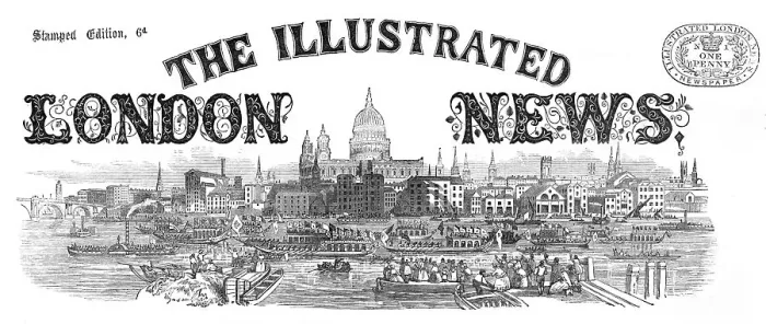Framed Print : Front page of the Illustrated London News, 1868. Creator: Unknown Framed Print : Front page of the Illustrated London News, 1868. Creator: Unknown