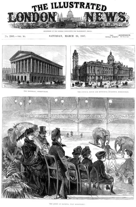 Framed Print : Front Page of The Illustrated London News, 1887 Framed Print : Front Page of The Illustrated London News, 1887