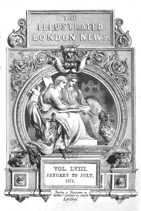 Framed Print : Front page of the Illustrated London News, January-July, 1871. Creator: Unknown Framed Print : Front page of the Illustrated London News, January-July, 1871. Creator: Unknown