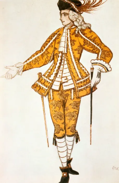 Framed Print : Page de la fee des Canaris, costume design for Tchaikovskys ballet Sleeping Beauty, 1921. Artist: Leon Bakst Framed Print : Page de la fee des Canaris, costume design for Tchaikovskys ballet Sleeping Beauty, 1921. Artist: Leon Bakst