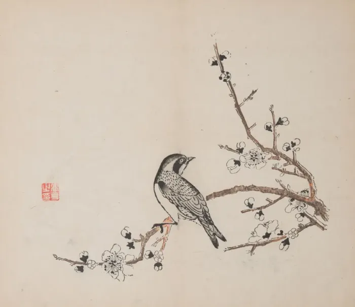 Framed Print : Page from Shi Zhu Zhai. Creator: Unknown Framed Print : Page from Shi Zhu Zhai. Creator: Unknown
