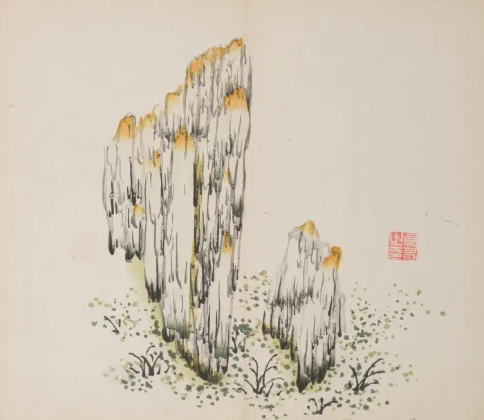 Framed Print : Page from Shi Zhu Zhai. Creator: Unknown Framed Print : Page from Shi Zhu Zhai. Creator: Unknown