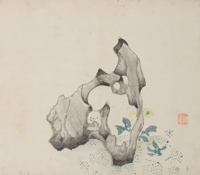 Framed Print : Page from Shi Zhu Zhai. Creator: Unknown Framed Print : Page from Shi Zhu Zhai. Creator: Unknown