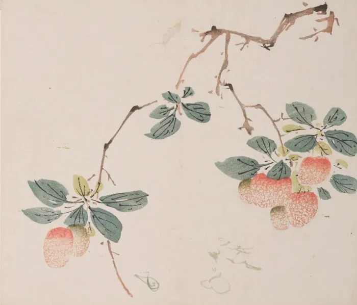 Framed Print : Page from Shi Zhu Zhai. Creator: Unknown Framed Print : Page from Shi Zhu Zhai. Creator: Unknown
