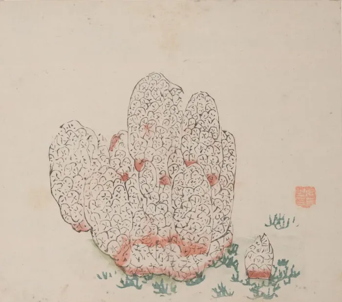 Framed Print : Page from Shi Zhu Zhai. Creator: Unknown Framed Print : Page from Shi Zhu Zhai. Creator: Unknown