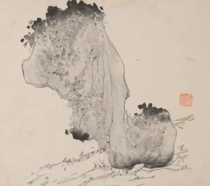 Framed Print : Page from Shi Zhu Zhai. Creator: Unknown Framed Print : Page from Shi Zhu Zhai. Creator: Unknown