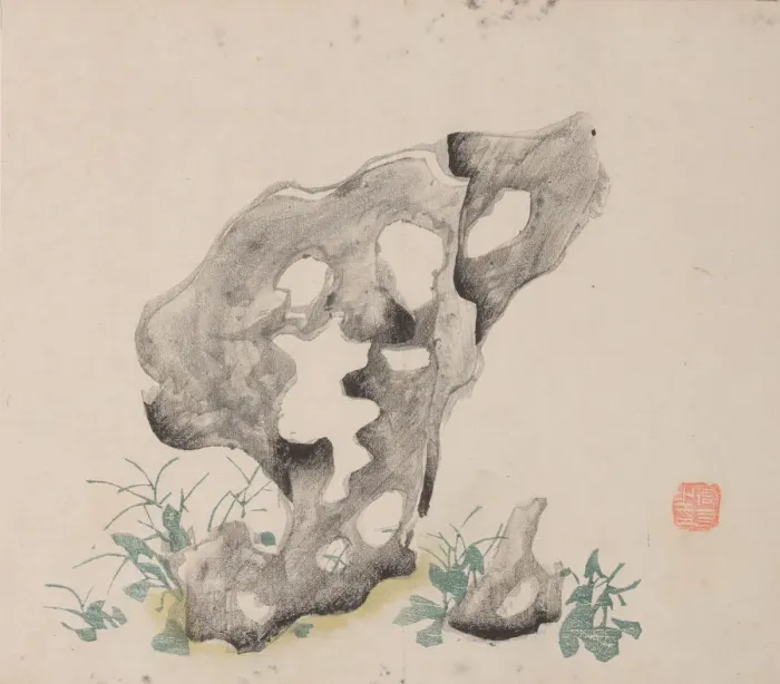 Framed Print : Page from Shi Zhu Zhai. Creator: Unknown Framed Print : Page from Shi Zhu Zhai. Creator: Unknown