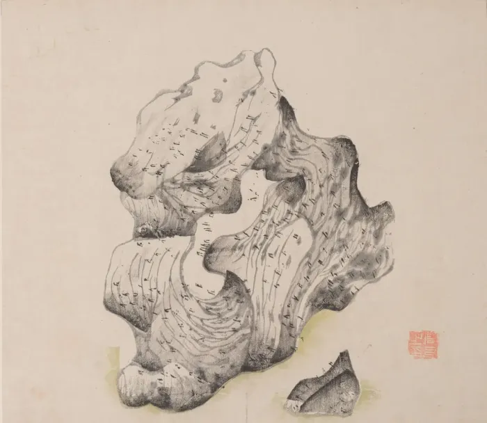 Framed Print : Page from Shi Zhu Zhai. Creator: Unknown Framed Print : Page from Shi Zhu Zhai. Creator: Unknown