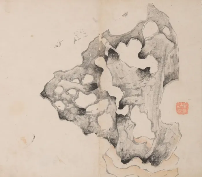 Framed Print : Page from Shi Zhu Zhai. Creator: Unknown Framed Print : Page from Shi Zhu Zhai. Creator: Unknown